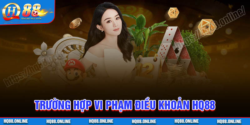 Các trường hợp vi phạm điều khoản điều kiện HQ88